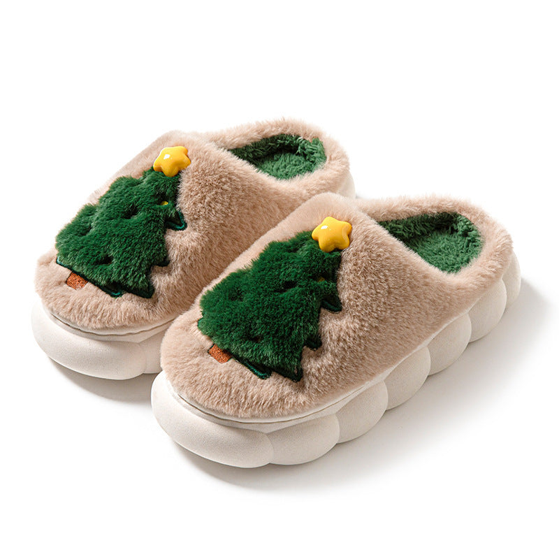 Christmas Tree Home Slippers